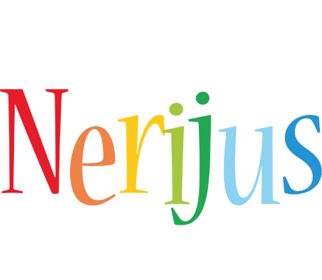 Nerijus birthday logo