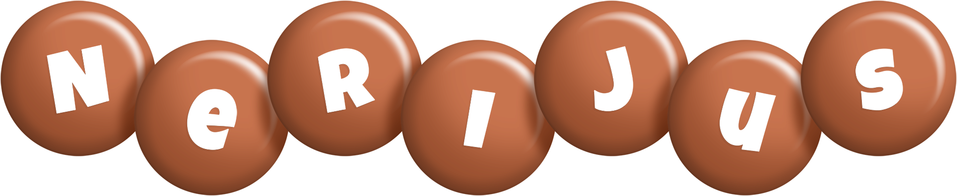 Nerijus candy-brown logo