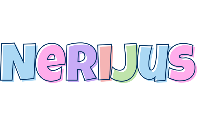 Nerijus pastel logo
