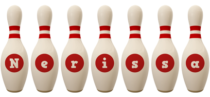 Nerissa bowling-pin logo