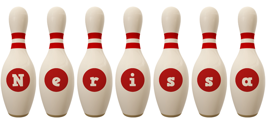 Nerissa bowling-pin logo