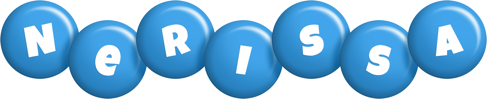 Nerissa candy-blue logo
