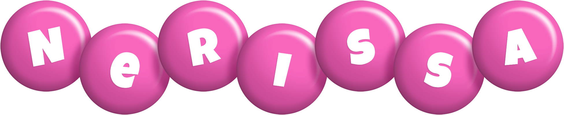 Nerissa candy-pink logo