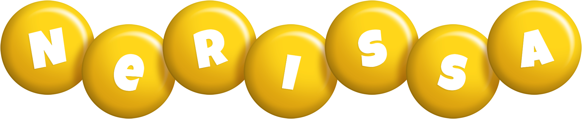 Nerissa candy-yellow logo