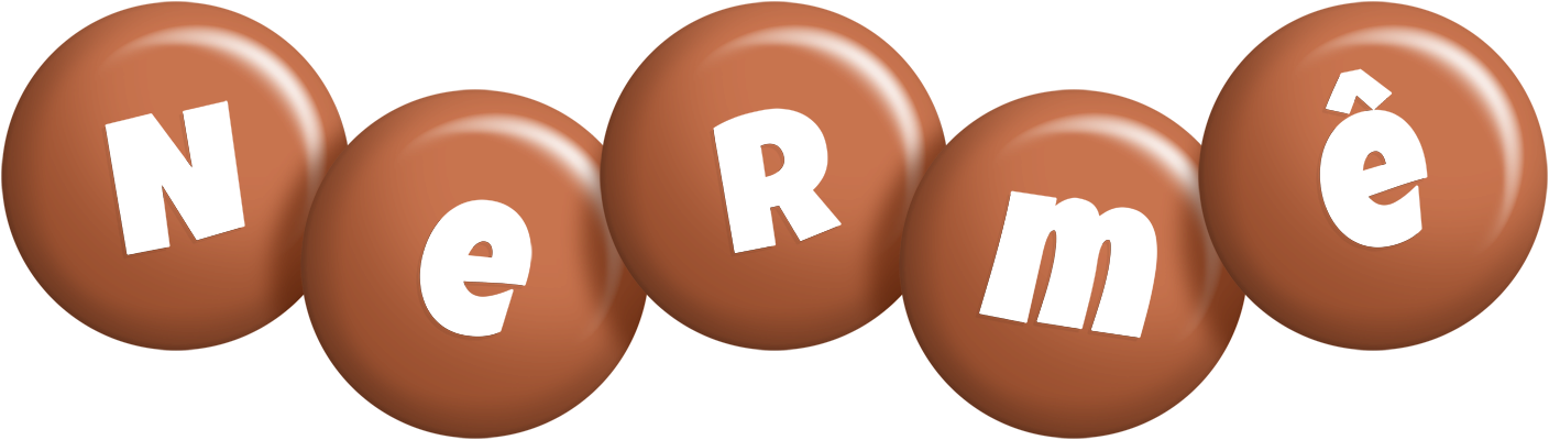 Nermê candy-brown logo