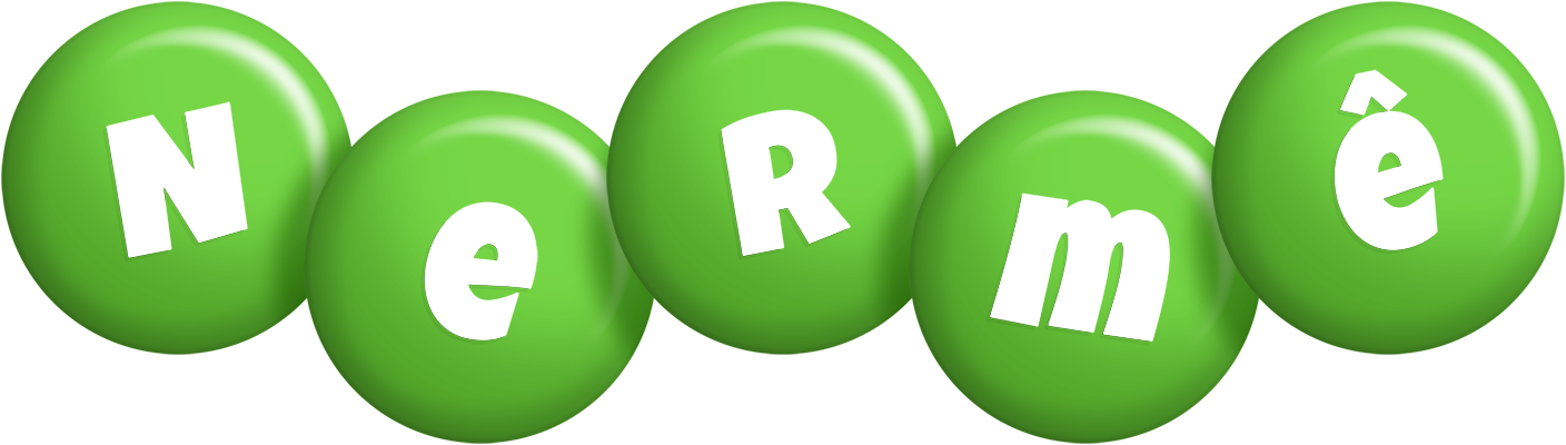 Nermê candy-green logo
