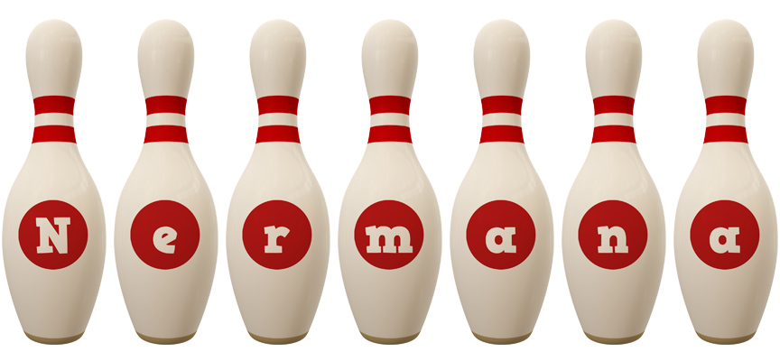 Nermana bowling-pin logo