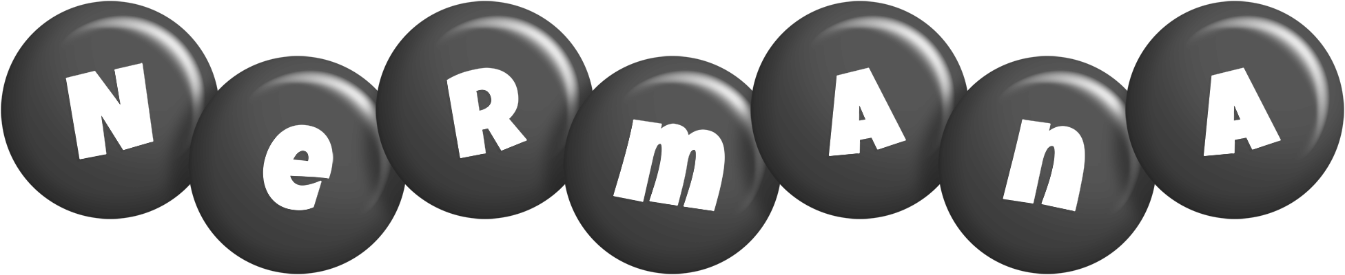 Nermana candy-black logo