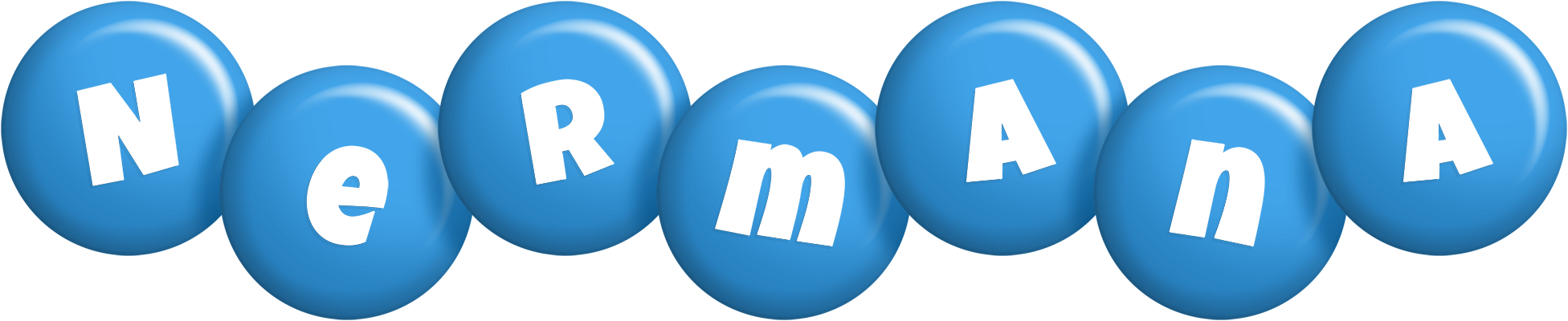 Nermana candy-blue logo