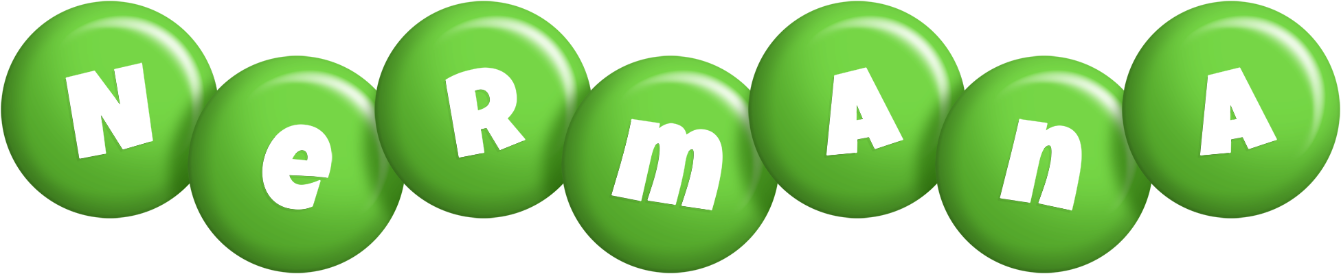 Nermana candy-green logo