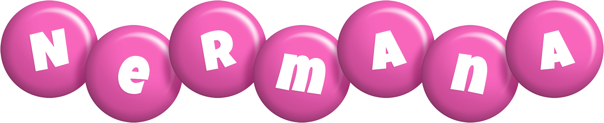 Nermana candy-pink logo