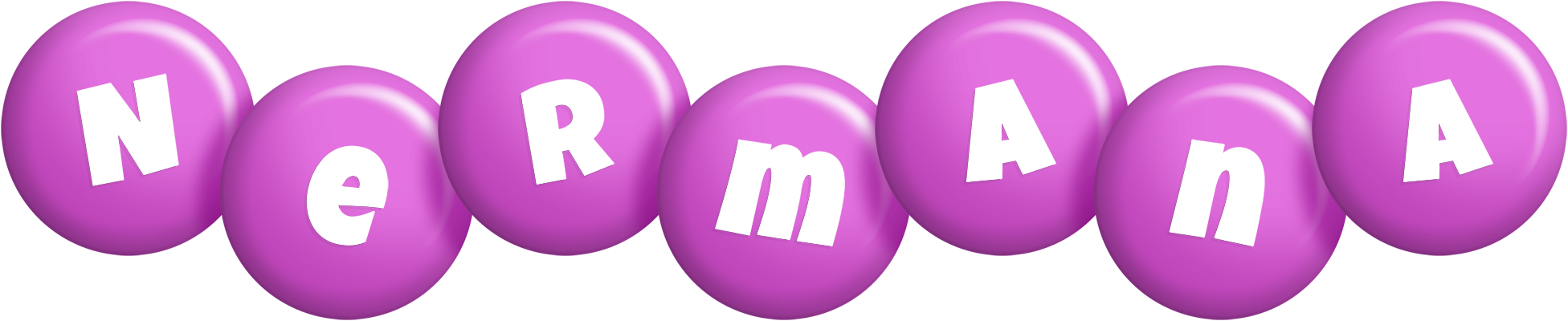 Nermana candy-purple logo
