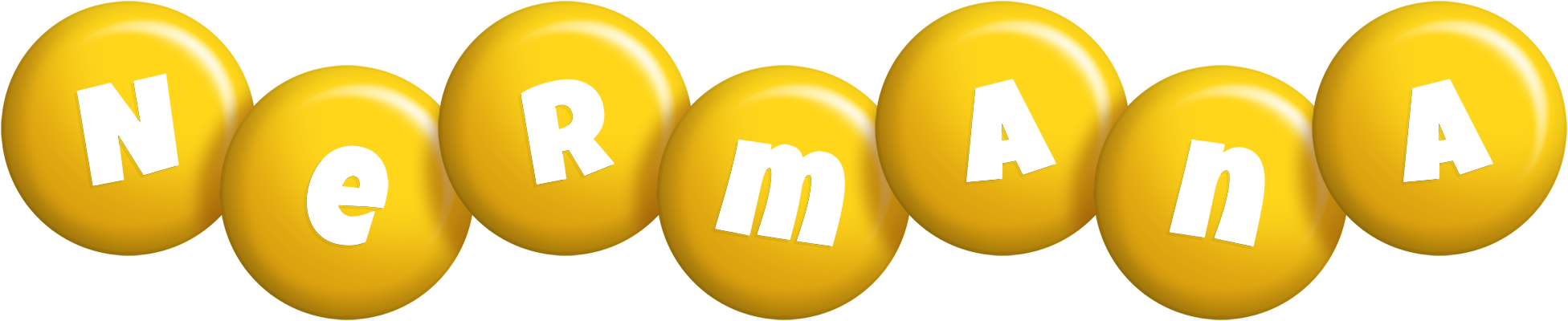 Nermana candy-yellow logo