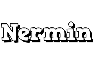 Nermin snowing logo