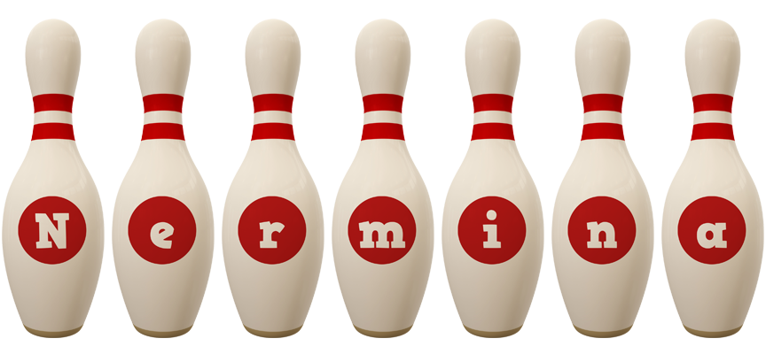 Nermina bowling-pin logo