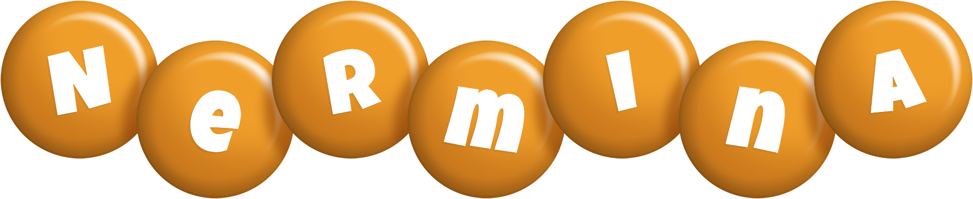Nermina candy-orange logo