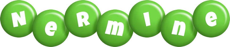 Nermine candy-green logo