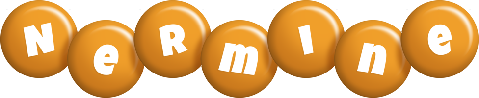 Nermine candy-orange logo