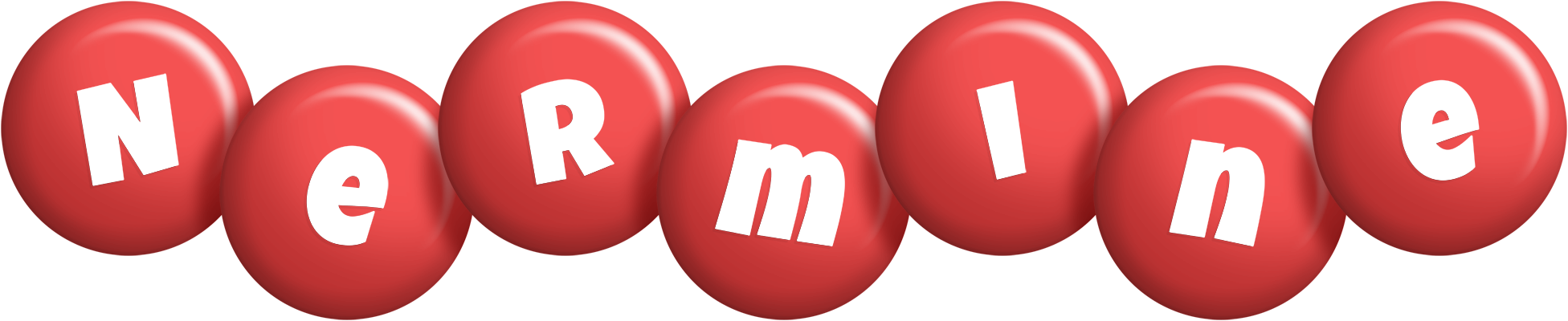 Nermine candy-red logo