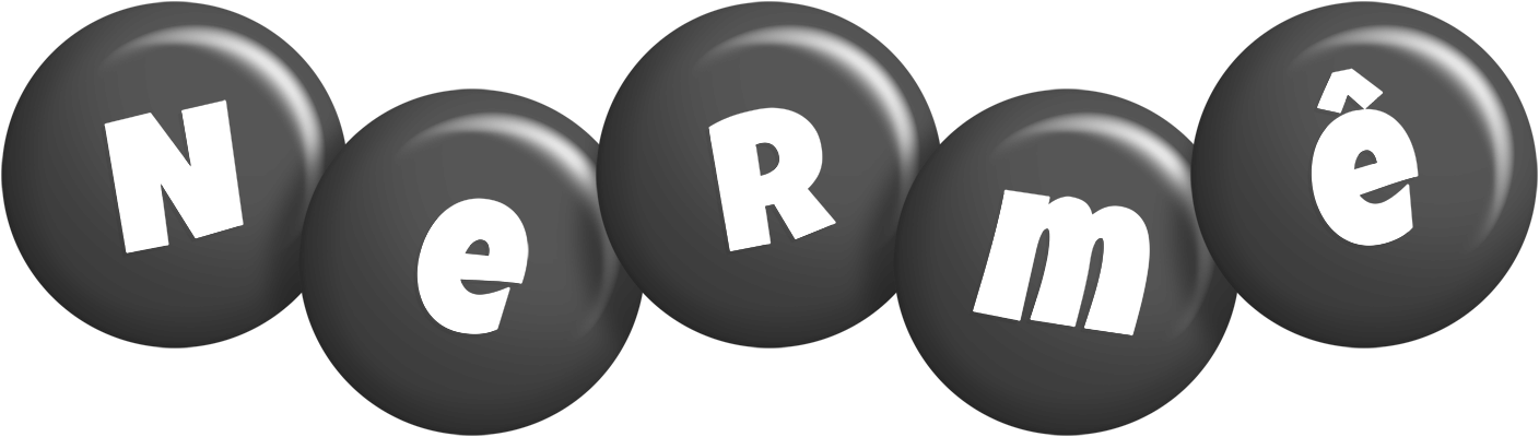 Nermê candy-black logo