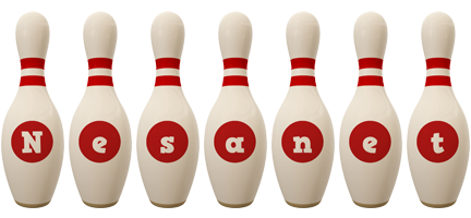 Nesanet bowling-pin logo