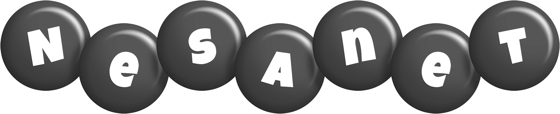 Nesanet candy-black logo