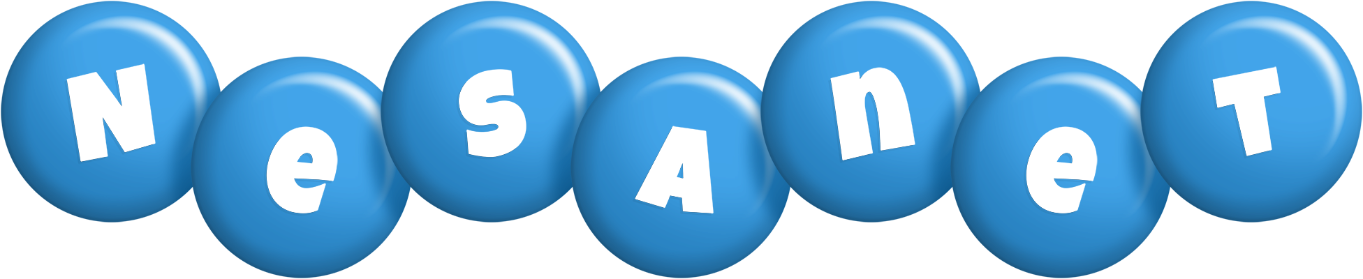 Nesanet candy-blue logo