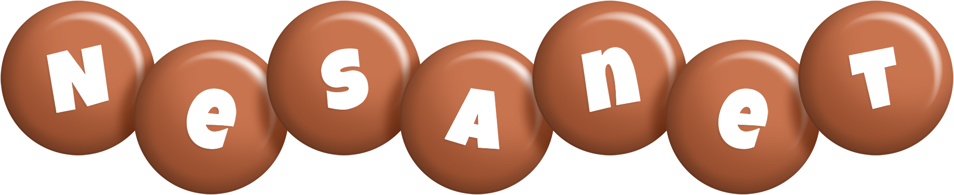 Nesanet candy-brown logo