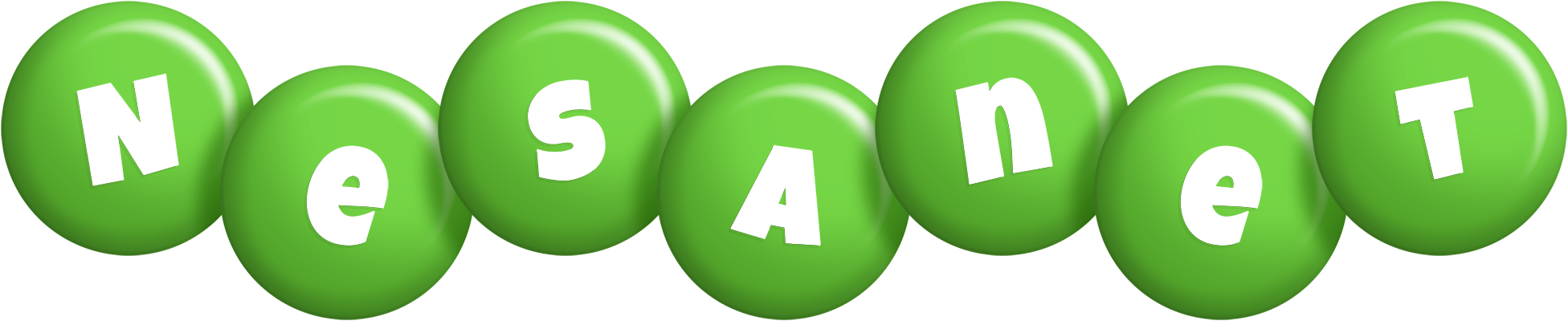 Nesanet candy-green logo