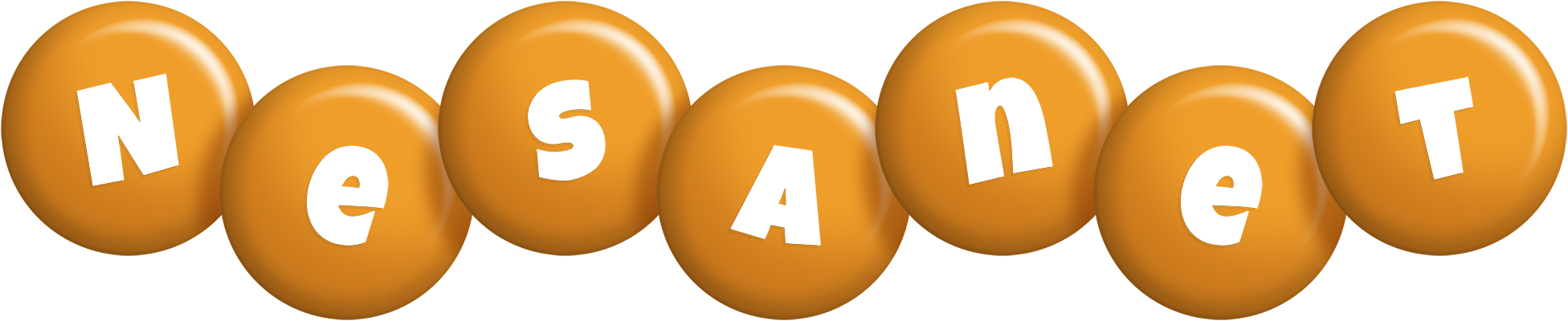 Nesanet candy-orange logo