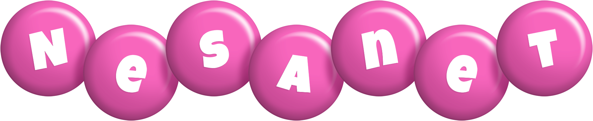 Nesanet candy-pink logo