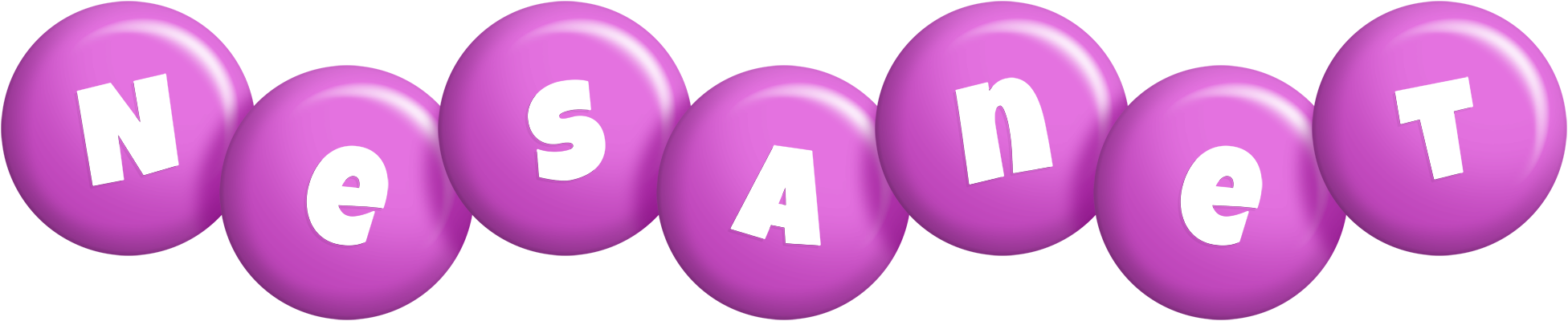 Nesanet candy-purple logo