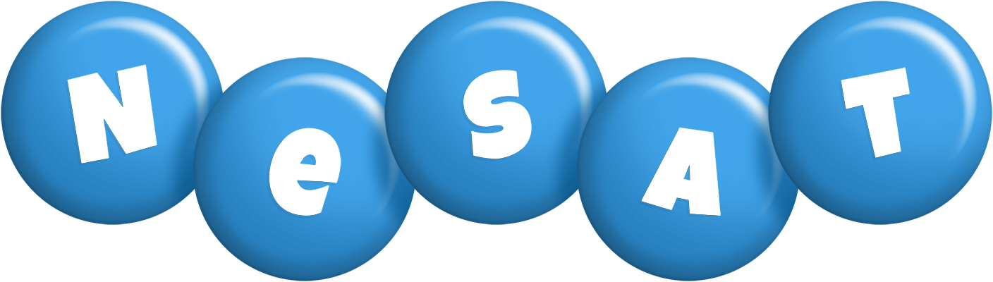 Nesat candy-blue logo