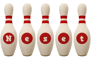 Neset bowling-pin logo