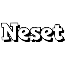 Neset snowing logo