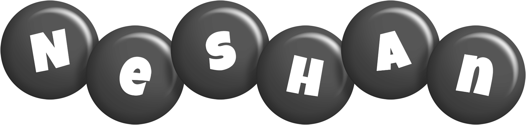 Neshan candy-black logo