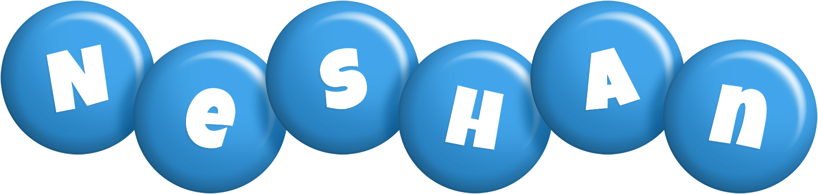 Neshan candy-blue logo