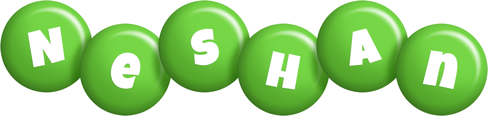 Neshan candy-green logo