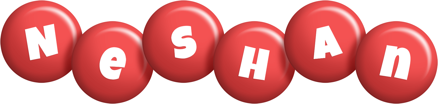 Neshan candy-red logo