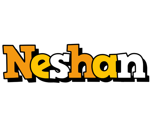 Neshan cartoon logo