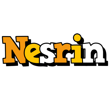 Nesrin cartoon logo