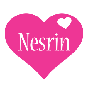 Nesrin love-heart logo