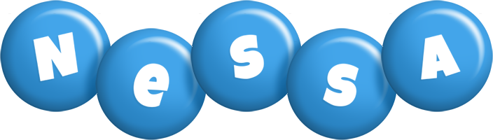 Nessa candy-blue logo