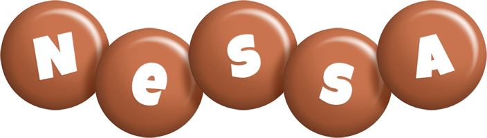 Nessa candy-brown logo