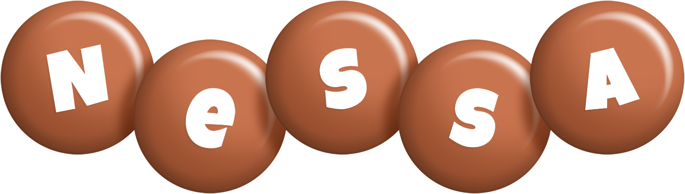 Nessa candy-brown logo
