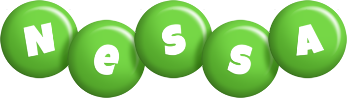 Nessa candy-green logo