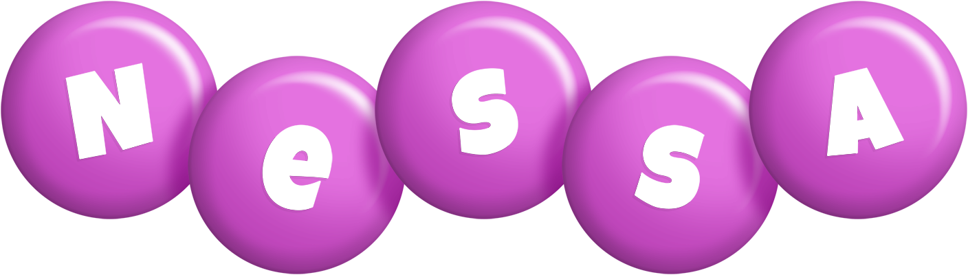 Nessa candy-purple logo