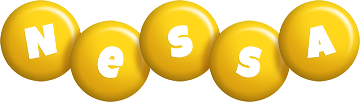 Nessa candy-yellow logo