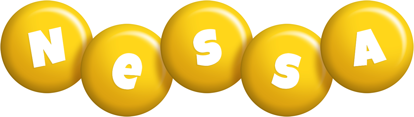 Nessa candy-yellow logo