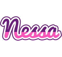 Nessa cheerful logo